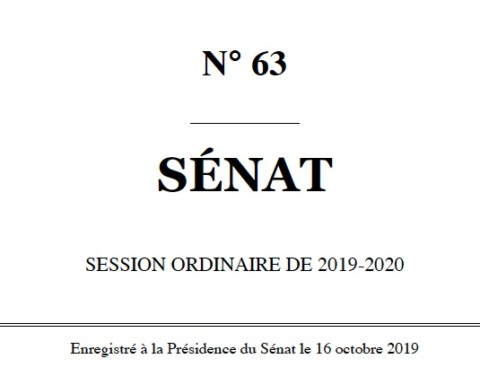 PROJET DE LOI ADOPTÉ PAR L’ASSEMBLÉE NATIONALE relatif à la bioéthique -Enregistré à la Présidence du Sénat le 16 octobre 2019