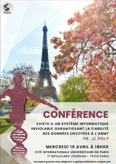 Invitation Conférence 19 Avril à 18h30
