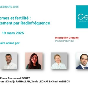 GEFF Webinars 2025 – Fibromes et fertilité