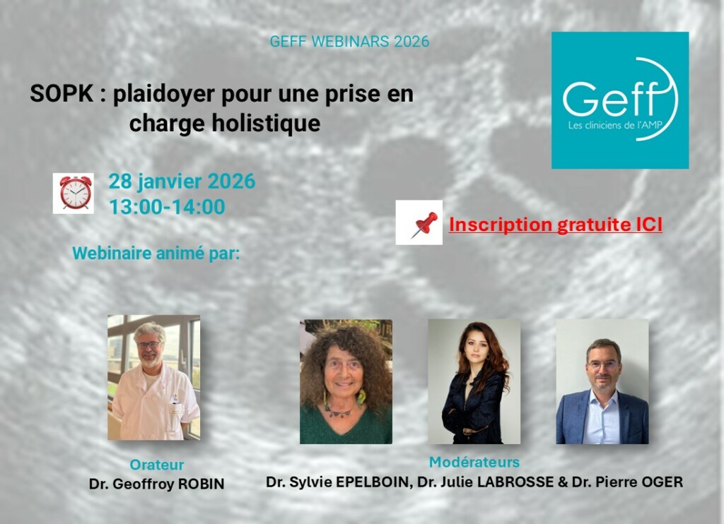 GEFF Webinars 2026 : SOPK : Plaidoyer pour une prise en charge holistique
